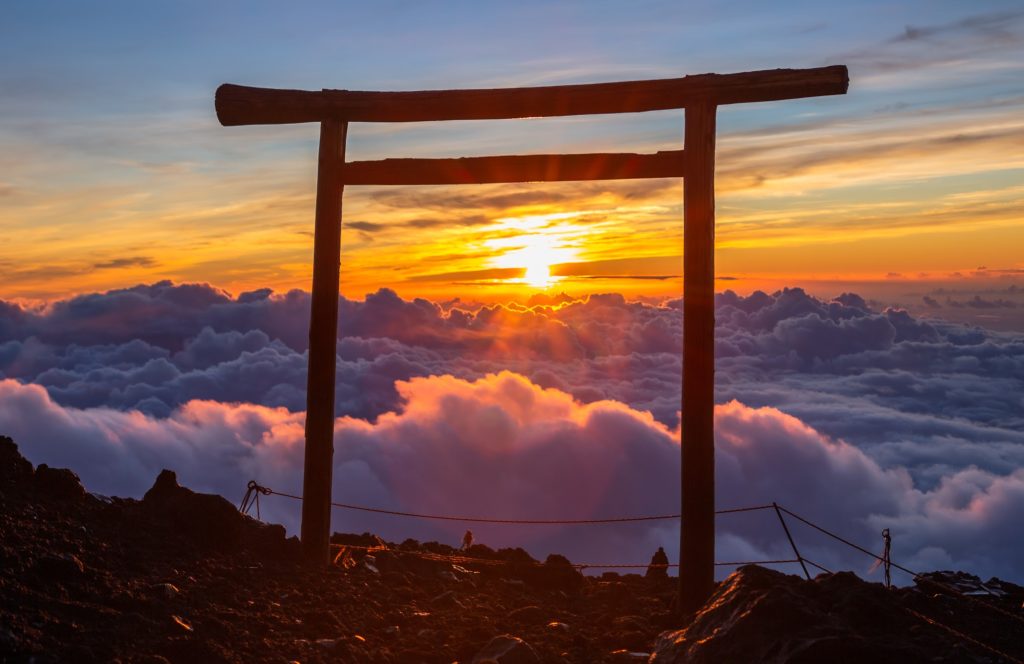 Sunrise over Mt. Fuji